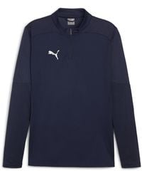 PUMA - Teamfinal Training 1/4-Zip Fleece - Lyst