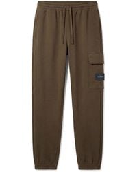 Calvin Klein - Badge Cotton Joggers - Lyst