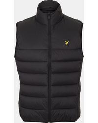 Lyle & Scott - Wadded Sleeveless Gilet - Lyst