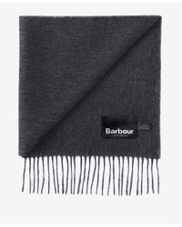 Barbour - Plain Lambswool Scarf - Lyst
