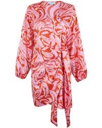 Never Fully Dressed - Mini Vienna Swirl Wrap Dress - Lyst