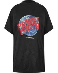 Balenciaga - Planet Earth T-Shirt - Lyst