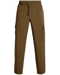 Under Armour - Vibe Woven Open Hem Fleece Joggers - Lyst