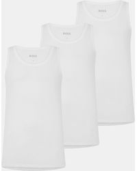 BOSS - Hbw Premium Cotton Tank Top - Lyst