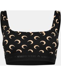 Marine Serre - Jersey Bralettes - Lyst