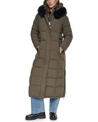 DKNY - Longline Long Puffer Jacket - Lyst