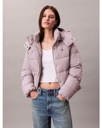 Calvin Klein - Essential Water Resistant Rds-Certified Down Short Puffer Jacket - Lyst
