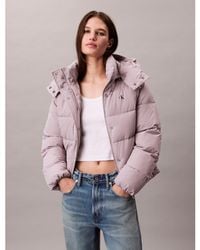 Calvin Klein - Essential Water Resistant Rds-Certified Down Short Puffer Jacket - Lyst