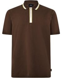 Paul Smith - Zipped Short Sleeve Polo Shirt - Lyst