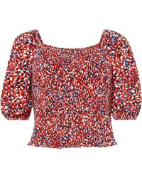 Phase Eight - Kamila Ditsy Print Co-Ord Top - Lyst