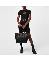 Versace Jeans Couture - Round Logo Dress - Lyst