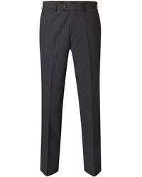Skopes Darwin Stripe Tailored Suit Trouser - Black