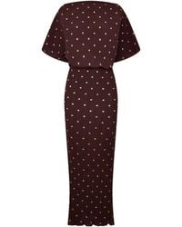 Never Fully Dressed - Tilly Plisse Maxi Dress - Lyst