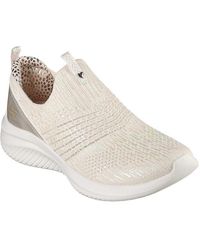 Skechers - Iridescent Foil Stretch Fit Knit Sl Slip On Runners - Lyst