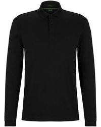 BOSS - Pirol Long-Sleeve Polo Shirt, Timeless Design - Lyst