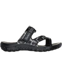 Skechers - Reggae Flat Sandals - Lyst