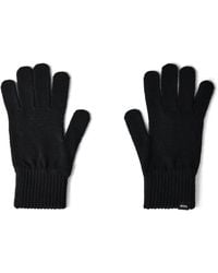 BOSS - Asport Knitted Gloves - Lyst