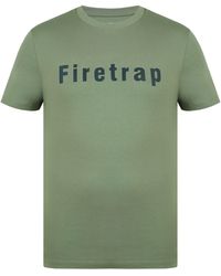 Firetrap - Large Logo T Shirt - Lyst