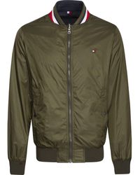 tommy jeans outline logo scuba bomber jacket