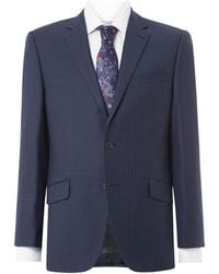 Turner and Sanderson - Lambert Tailored Fit Pinstripe Suit Jacket - Lyst