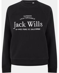 Jack Wills - Hunston Graphic Crew Neck Sweatshirt - Lyst
