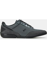 BOSS - Saturn Low Top Everyday Trainers With Technical Mesh - Lyst