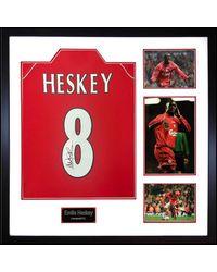 The Fan Cave - Emile Heskey Signed Liverpool Shirt Elite Frame - Lyst
