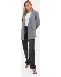 I Saw It First - Soft Woven Blazer - Lyst