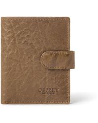 Osprey - Popper Leather Embossed Billfold Wallet - Lyst