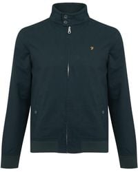 Farah - Waldorf Cotton Long Sleeve Tailored Fit Harrington Jacket - Lyst