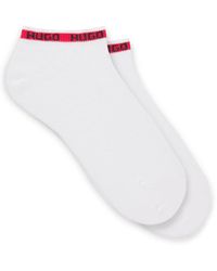 HUGO - 2 Pack Of Tape Logo Socks - Lyst
