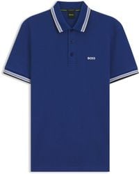 BOSS - Paddy Polo Shirt With Contrast Tipping - Lyst