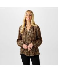 Biba - Button Through Blouse - Lyst