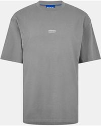 HUGO - Printed Logo Back T-Shirt With Mcmxciii Text - Lyst