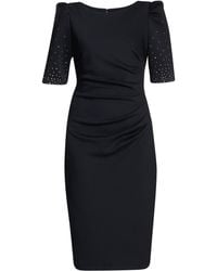 Gina Bacconi - Louisa Dress With Beaded Sleeve - Lyst