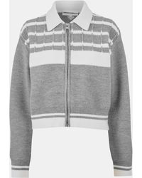 The Couture Club - Emblem Zip Crew Neck Jumper - Lyst