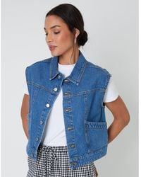 Threadbare - Lucky Denim Structured Fit Jacket - Lyst