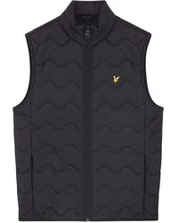 Lyle & Scott - Lyle Crst Qltd Gilet Sn99 - Lyst