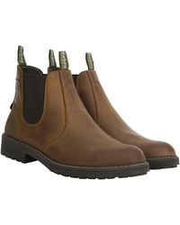 Barbour - Embleton Chukka Waterproof Leather Chelsea Boots - Lyst