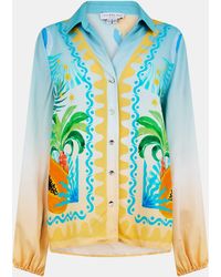 Never Fully Dressed - Rio Miley Long Sleeve Patterned Shirt - Lyst