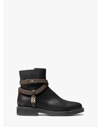 MICHAEL Michael Kors - Flat Ankle Boots - Lyst