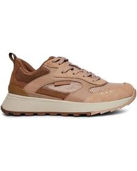 Skechers - Duraleather & Mesh W Suede Overlays Low-top Trainers - Lyst