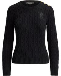 Ralph Lauren - Cable Knit Jumper - Lyst