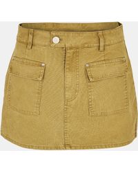 The Couture Club - Washed Mini Skort - Lyst