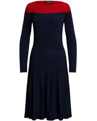 Ralph Lauren - Pointelle Knit Dress - Lyst