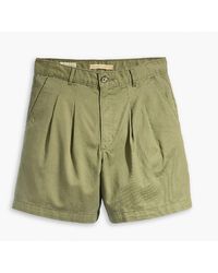 Levi's - Levi's Pleated Trouser Short Deep Lic - Lyst