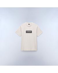 Napapijri - Nap Box Logo Short Sleeve T-Shirt - Lyst