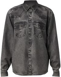 DIESEL - Gils Pocket Denim Effect Shirt - Lyst