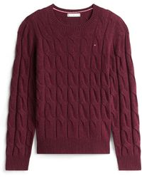 Tommy Hilfiger - Cable Knit Jumper - Lyst