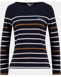 Barbour - Hawkins Striped Long Sleeved Top - Lyst